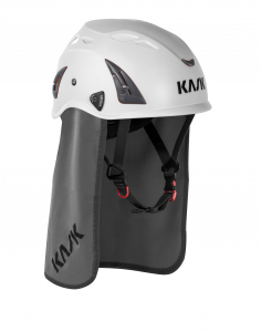 KASK Helm mit Nackenschutz weiß