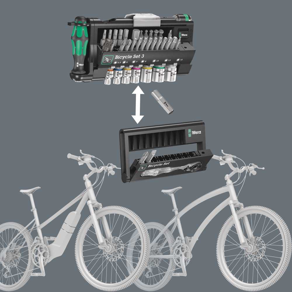 Erstes Anwendungsbild des Wera Bicycle Set 3