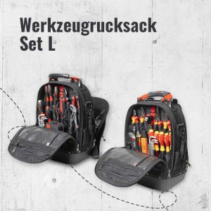 Wiha Werkzeugkoffer & Werkzeugrucksack - Set L